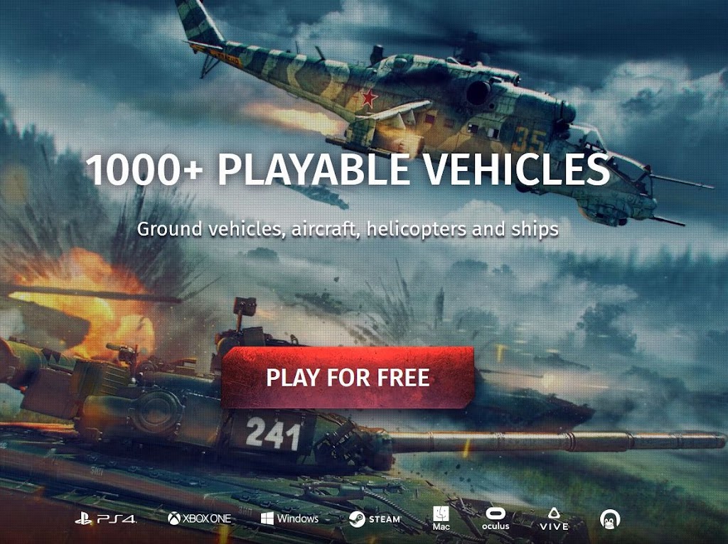 Featured image for war thunder game online