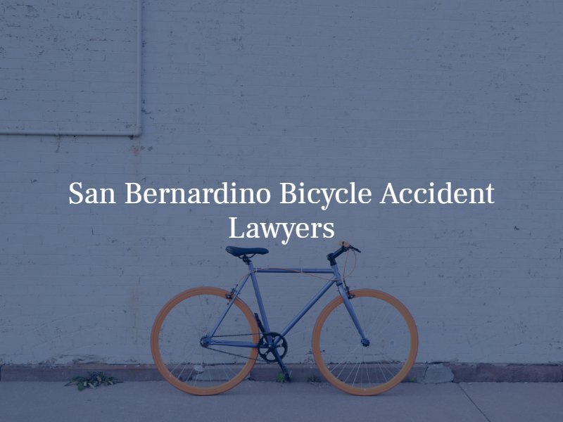 Featured image for san bernardino bicycle accident lawyer