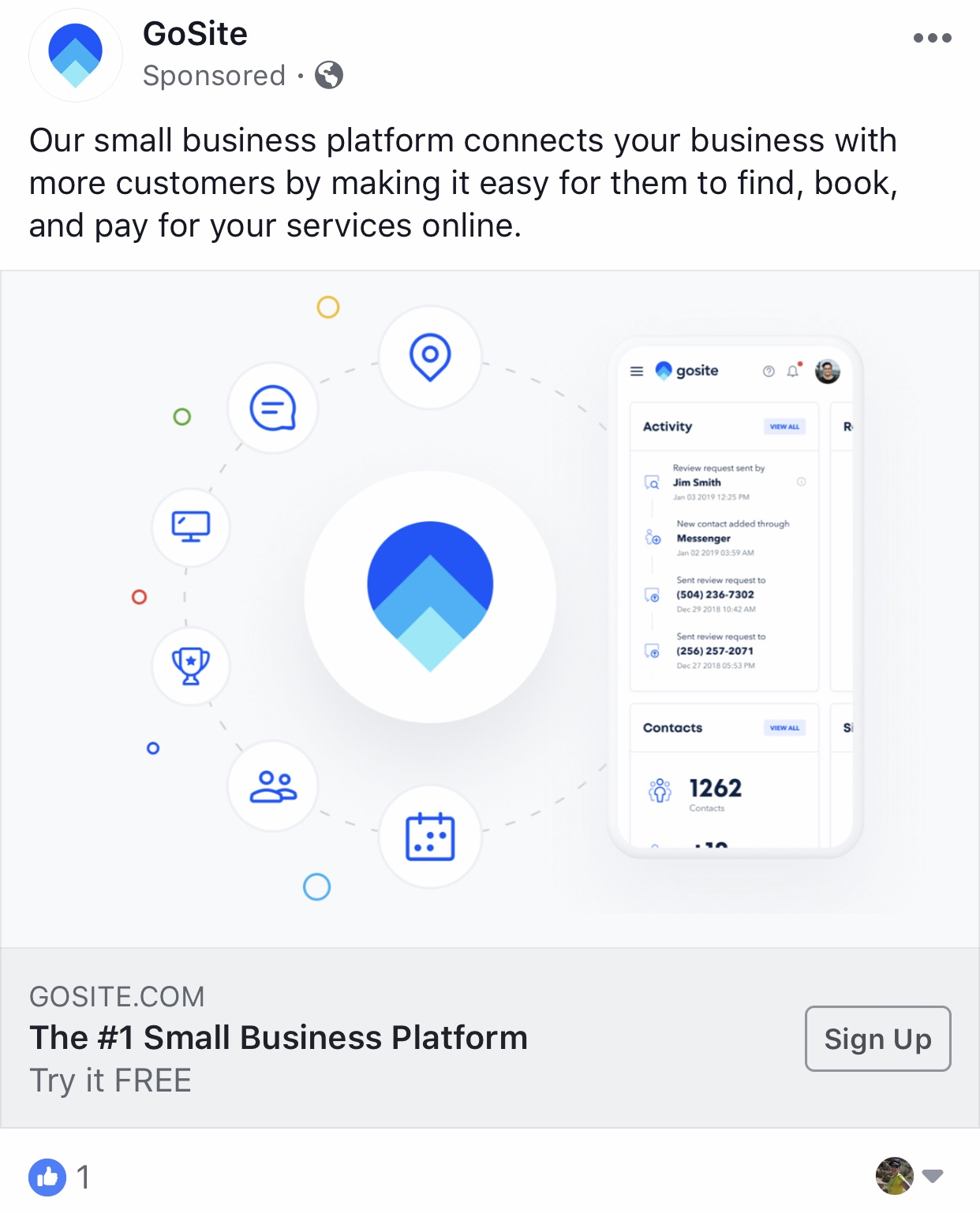 Featured image for facebook bussines ads